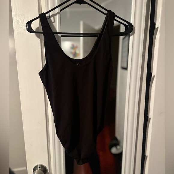 Forever 21 F21 Black Cat Face One-piece Bodysuit Swimsuit Women’s Sz Medium New - Picture 2 of 3